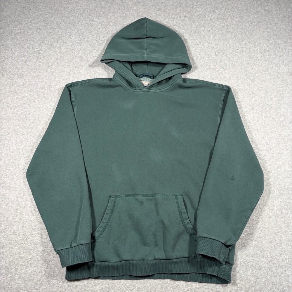 Marine Layer Cloud 9 Hoodie Mens Medium Green Pullover Sweatshirt 19460